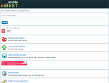 Tablet Screenshot of mbest.mobi